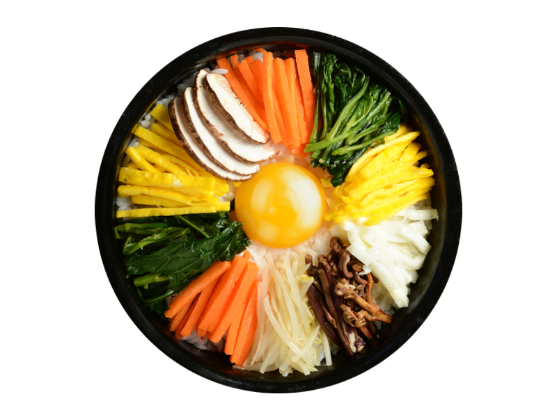 Vegetable Stone Pot Bibimbap 蔬菜石鍋拌飯